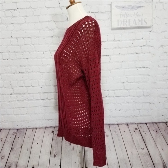 FOREVER 21 long sleeve open knit sweater - Picture 4 of 6